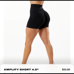 Alphalete black Amplifier short Xs